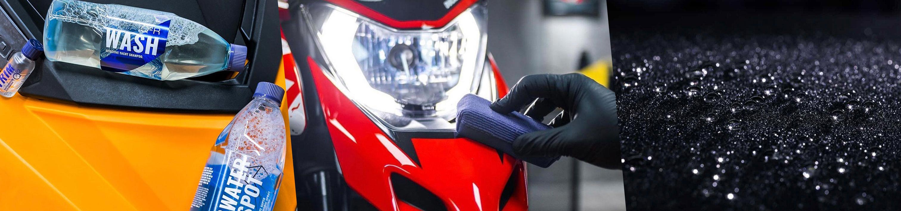 Specialist car care products for niche detailing tasks such as marine, motorcycle and matte paint care
