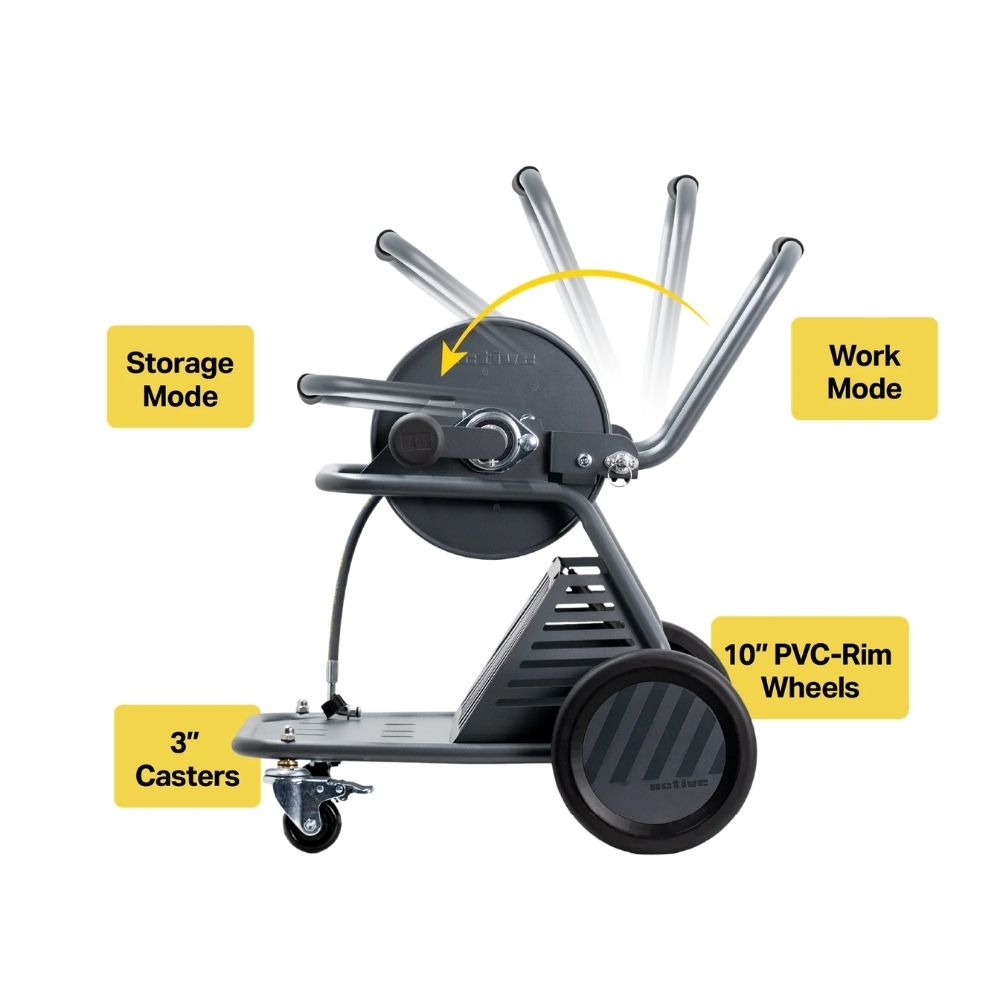 Active Wash Cart & Hose Reel