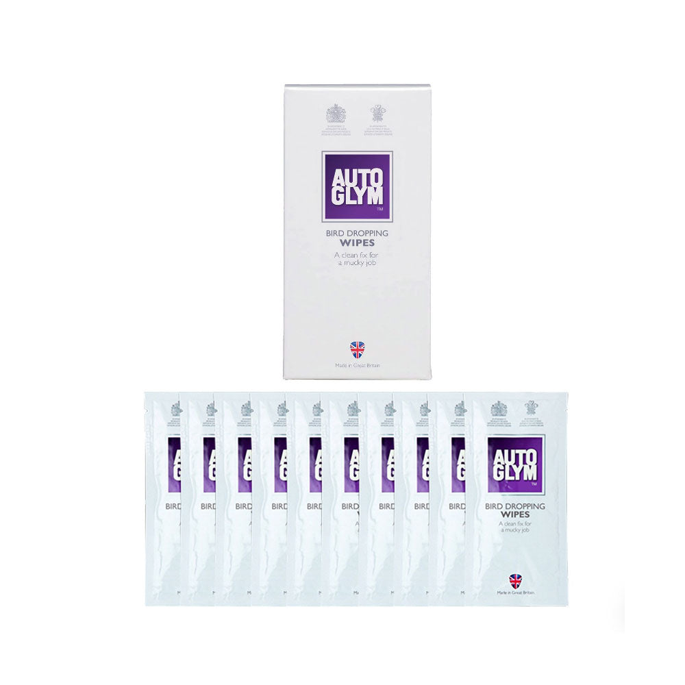 Autoglym Bird Dropping Wipes 10 Pack