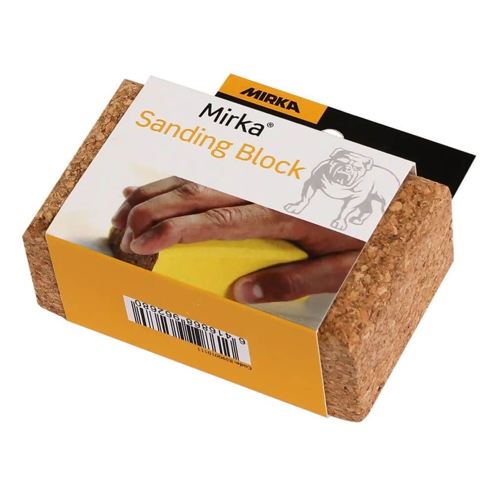 Mirka Sanding Block Cork 100x60x40mm