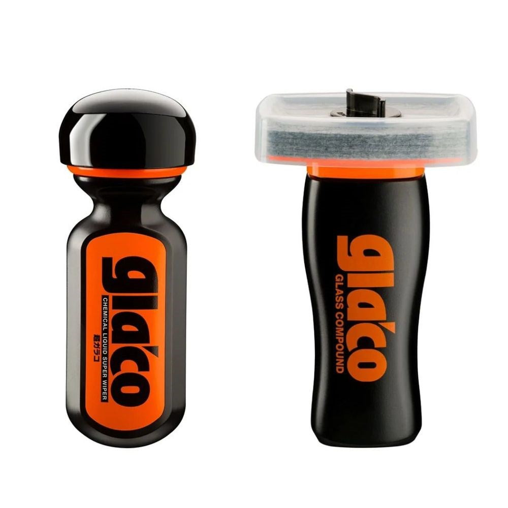Soft99 Ultra Glaco + Glass Compound Roll On Bundle