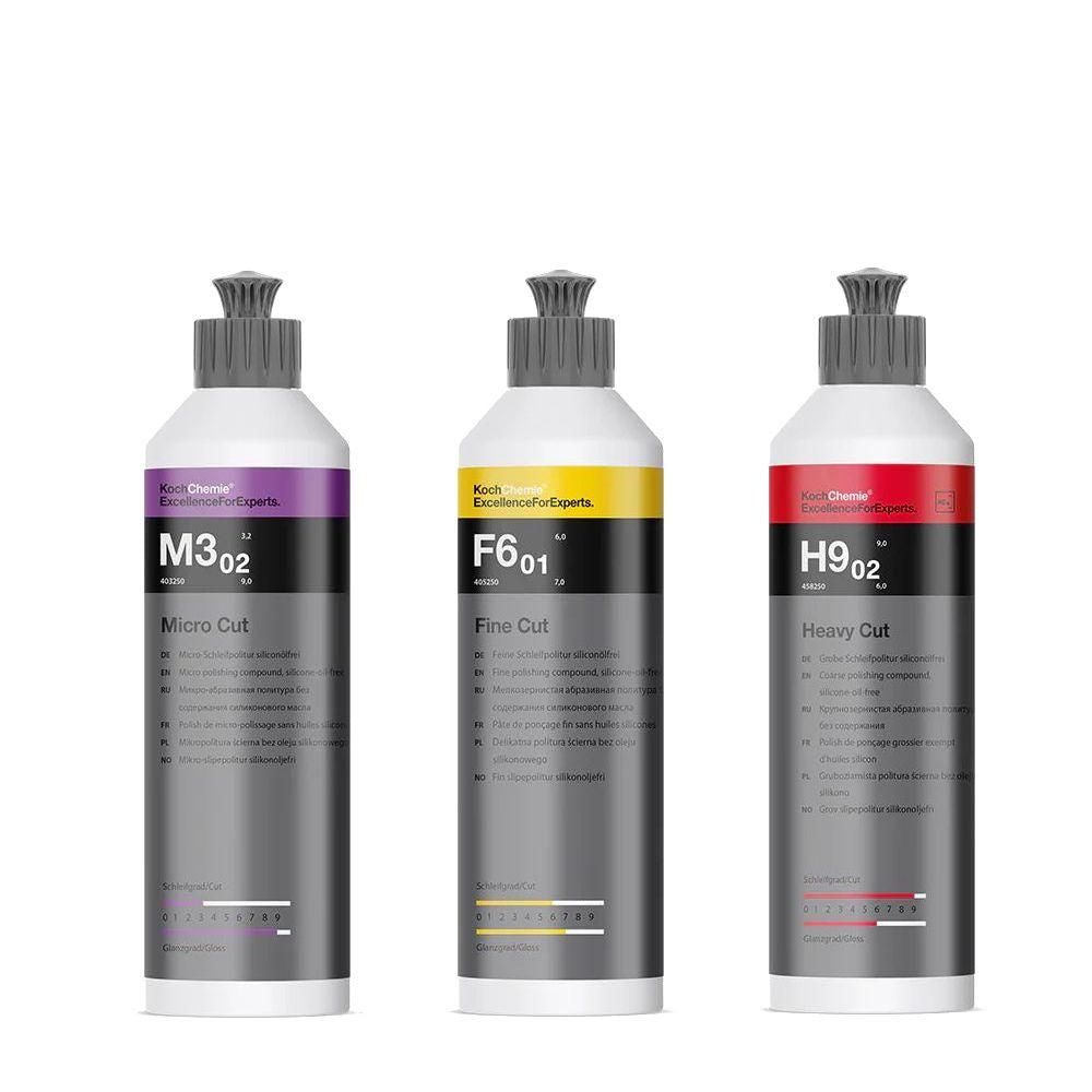 Koch-Chemie Polishing Kit (3.02, 6.01, 9.02) 250mL